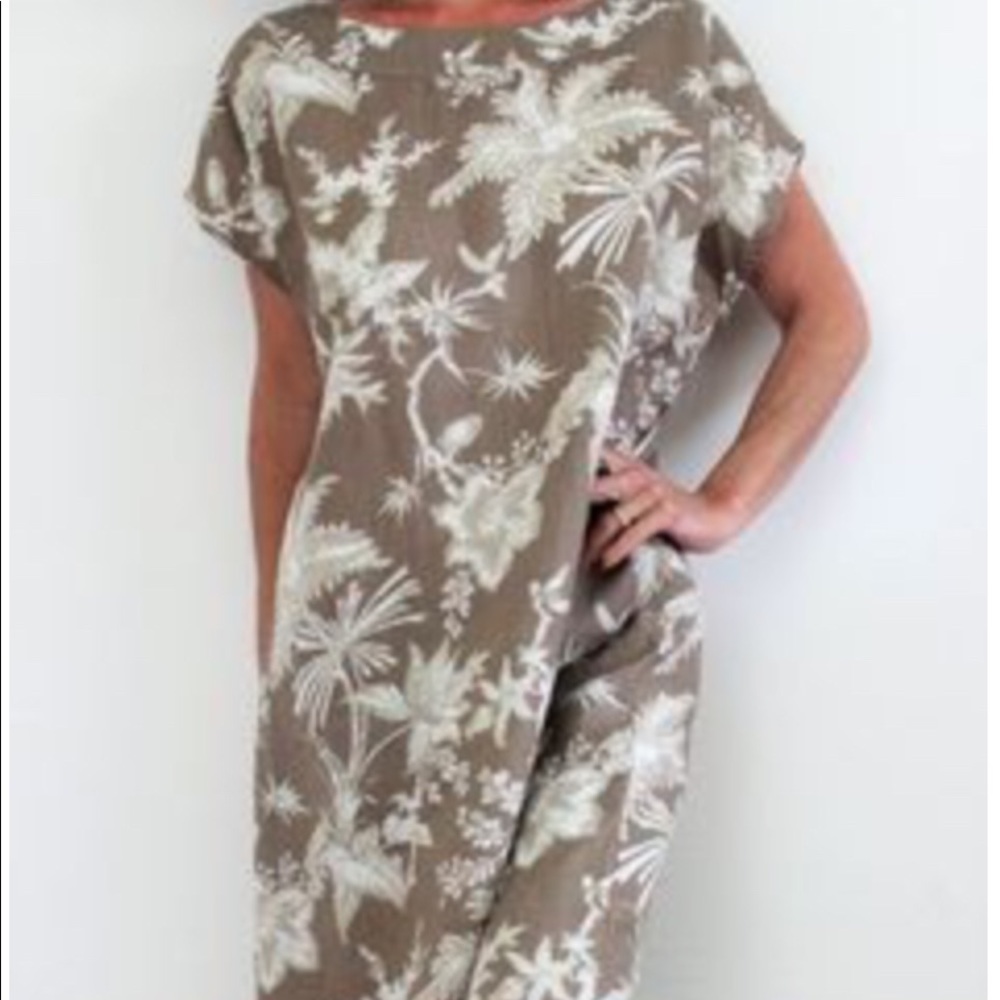 J. Jill Brown Floral Dress